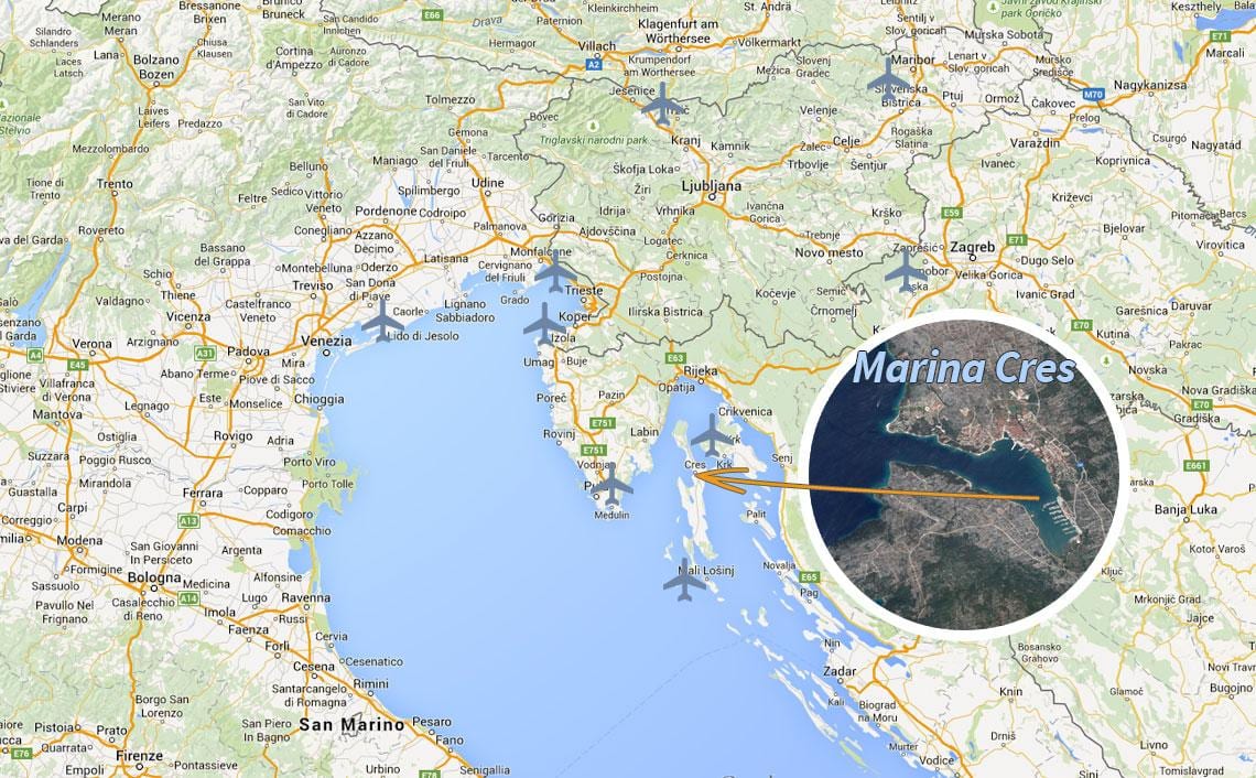 cres mapu hrvatska