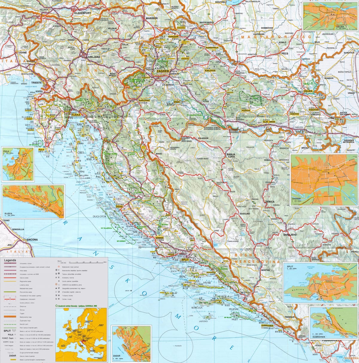 kapital hrvatske mapu