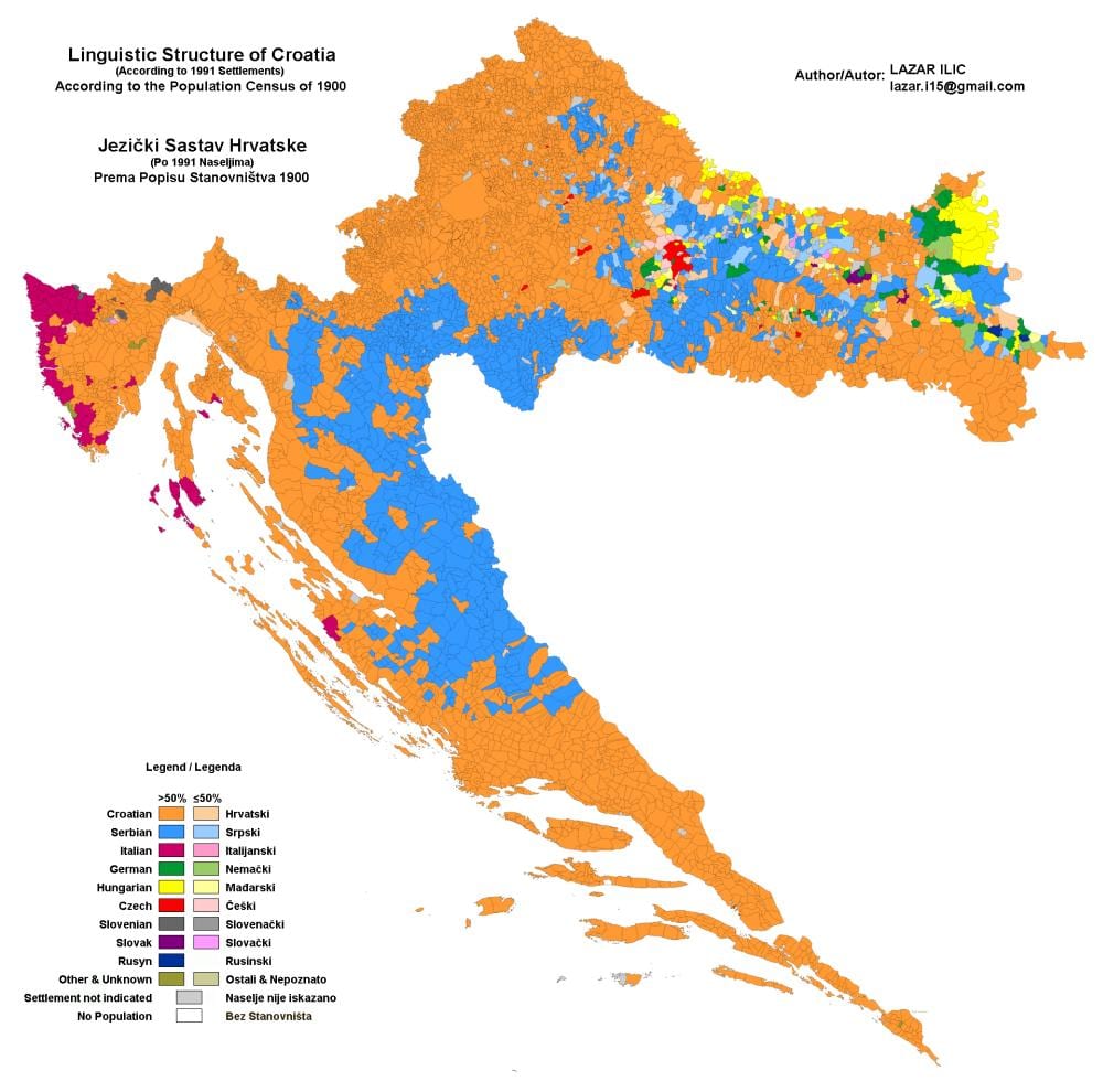 mapi etničkih mapa hrvatske