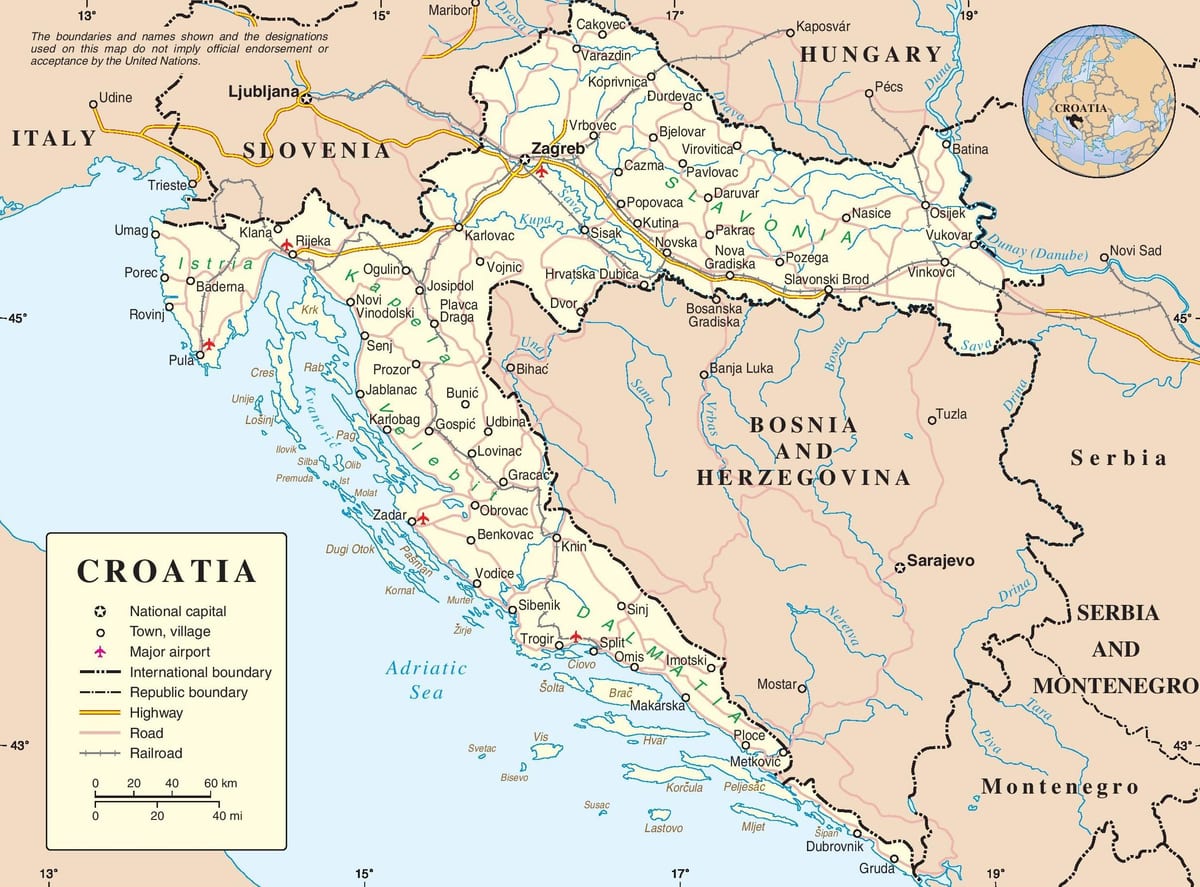 vozi mapa hrvatske