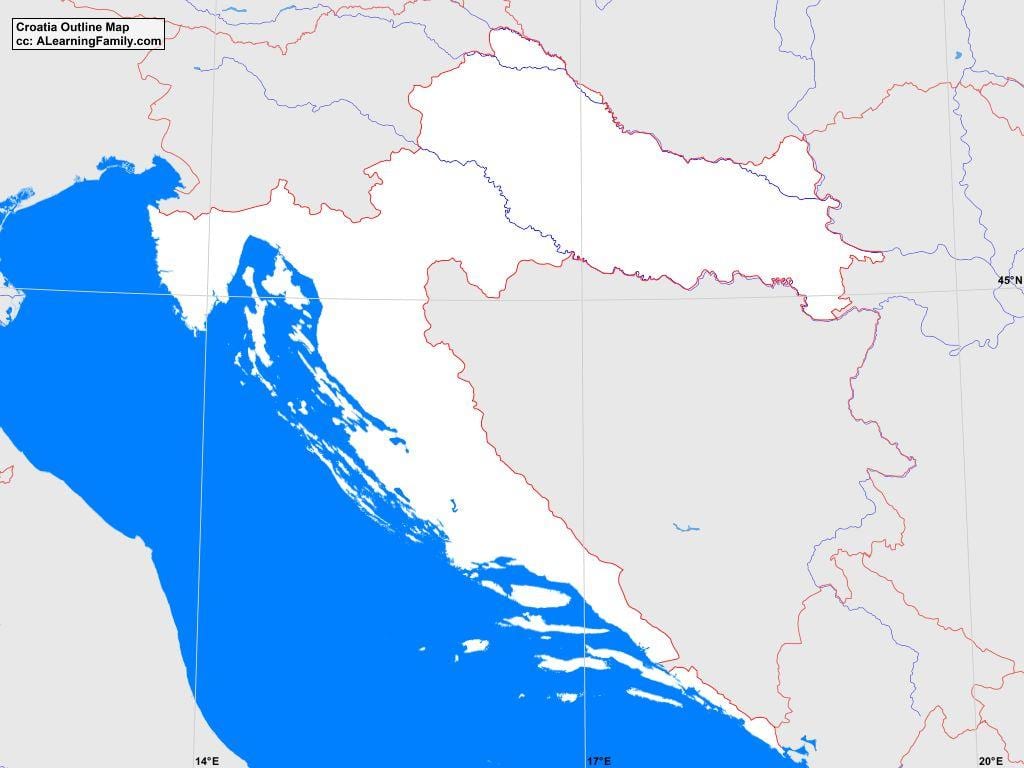 hrvatska iznijeti mapu