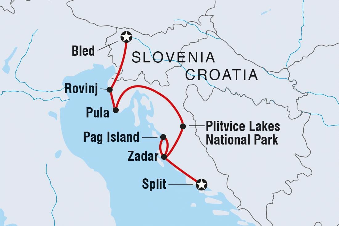 plitvice hrvatska mapu