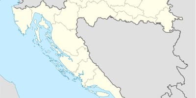 Mapa hrvatske isključen