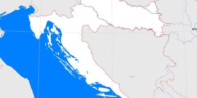 Iznijeti mapa hrvatske
