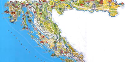 Hrvatska atrakcije mapu