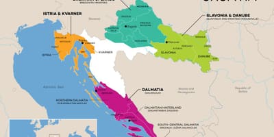 Mapa hrvatske vinarija