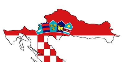 Hrvatska mapu zastavu