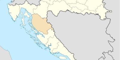 Senj hrvatska mapu