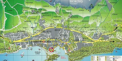 Mapa makarska hrvatska