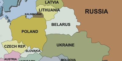 Mapa hrvatske i susjednim državama