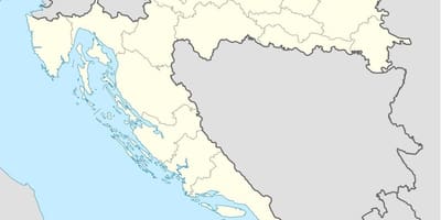 Hrvatska lokaciju mapu
