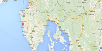 Mapa porec hrvatska 