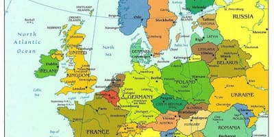 Svijet mapa pokazuje hrvatska